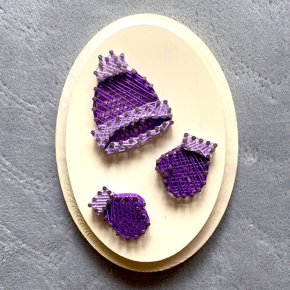New String art hat & mittens